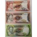 SWAZILAND 1978 . ONE 1 LILANGENI - TWENTY 20 EMALANGENI BANKNOTES . SPECIMEN